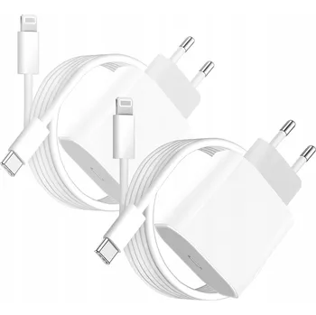 2ks RYCHLONABÍJEČKA PRO IPHONE 25W + KABEL 2M USB-C - LIGHTNING