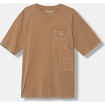 Dětská móda Dětské bavlněné tričko Guess L6RI07.K8HM4.PPY2 béžová 80X, vel. 175