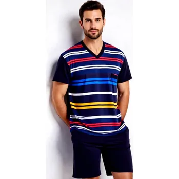 Pánské pyžamo Pánské Pyžamo Krátké FOLTÝN PK 418 Velikost: 5XL