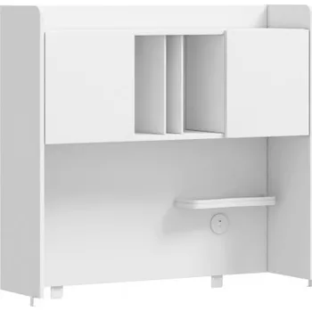 Psací stůl Nástavec se skříňkami a USB na psací stůl Vendella - bílá