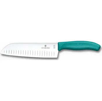Victorinox Japonský nůž SANTOKU zelený
