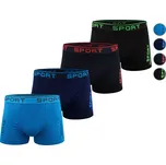 FANNIFEN Pánské boxerky SPORT T091 4 ks v balení Velikost: 3XL