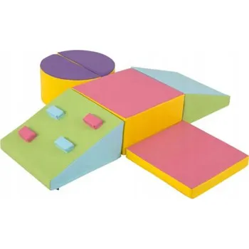 Velké měkké pěnové bloky 6 v 1 FH10132CS, senzorická sada pro děti - A COSTWAY