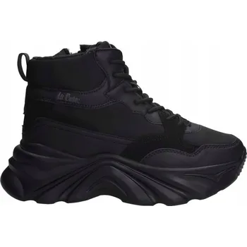 Dámské tenisky Dámské tenisky Lee Cooper 3154 černé sportovní boty zateplené vysoké velikost 40