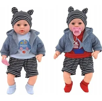 Panenka Realistická Panenka 45 cm, miminko mluví a zpívá dudlík