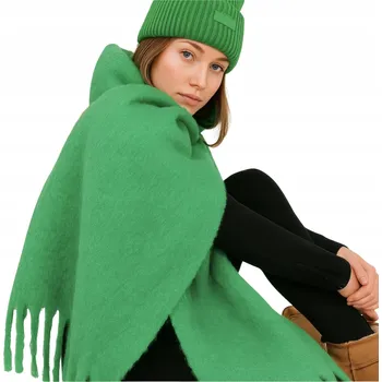 EModne šála zelená 260 cm - unisex