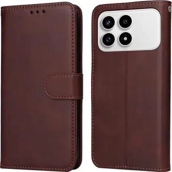 Příslušenství pro tablet VSECHNONAMOBIL 130594 SMOOTH Peněženkové pouzdro pro POCO F8 Pro hnědé