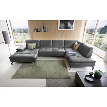 Sedací souprava PCo Rohová sedací souprava VALERIE U2, 347 cm Barva látky: BLUVEL 68, Roh pohovky: Levý roh