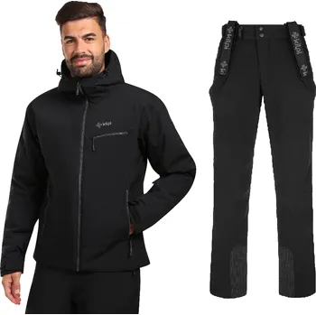 Pánská bunda Pánský lyžařský komplet Flip BLK 4XL + Rhea BLK 4XL