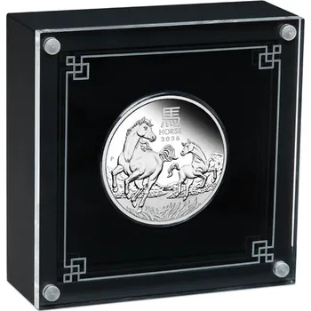 Stříbrná mince 1 Oz Lunar Series III Year of the Horse 2026 Proof