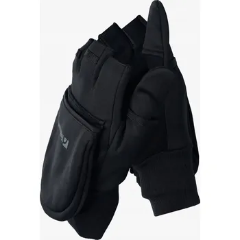 Rukavice Větruodolné rukavice Trekmates Rigg Convertible Mitts - černé M