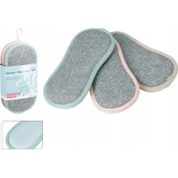 Utěrka Profilovaná kuchyňská houbička Koopman 3 ks