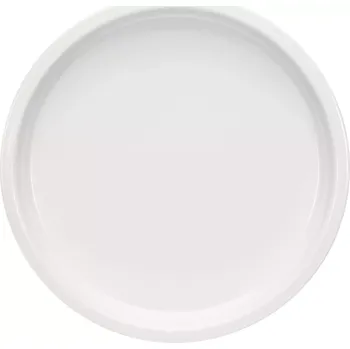 Talíř Talíř polohluboký Bauscher System, kulatý s plochým dnem, bílý, objem: 1,00 litr
