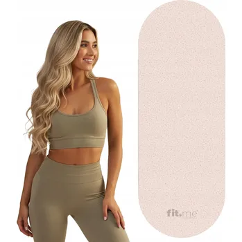 podložka na cvičení PODLOŽKA NA CVIČENÍ JÓGA YOGA KAUČUKOVÁ PU OVÁLNÁ 4MM PROTISKLUZOVÁ Fit.Me