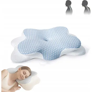 Polštář Ortopedický Polštář pro spaní NA ZÁDECH, BŘICHU i NA BOKU, pěna 64 x 36 cm