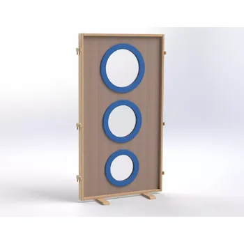 Paraván Paraván - 3 kulatá okna