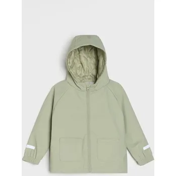 Sinsay - Softshellová bunda s kapucí a reflexními prvky - zelená - 8586C-07X - 8586C-07X-98