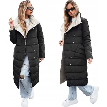 Dámský kabát DStreet dámská prošívaná bunda bez kapuce TY5486 velikost XL