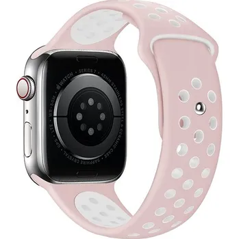 Eternico Sporty pro Apple Watch 38mm / 40mm / 41mm Cloud White and Pink