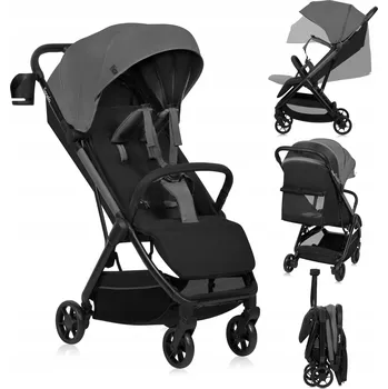 Kočárek Lehký skládací Sportovní kočárek + příslušenství Lionelo LO-JULIE AIR GREY STONE