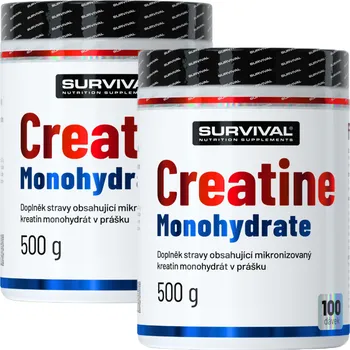 Survival Creatine Monohydrate Fair Power 500 g - AKCE 1+1