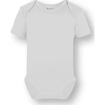 Kojenecký body Link Kids Wear Dětské body s krátkým rukávem X946 White 62-68