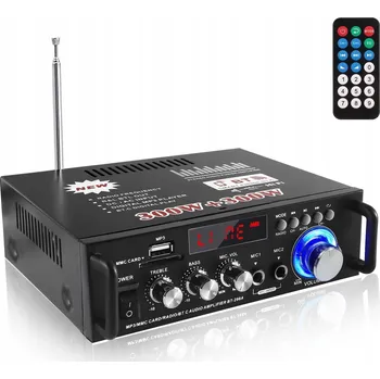 IP kamera MINI ZESILOVAČ USB BLUETOOTH 600W PRO DOMÁCNOST I AUTO S ČTEČKOU SD KARET