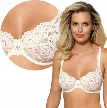 Podprsenka Róża měkká béžová podprsenka velikost 70E