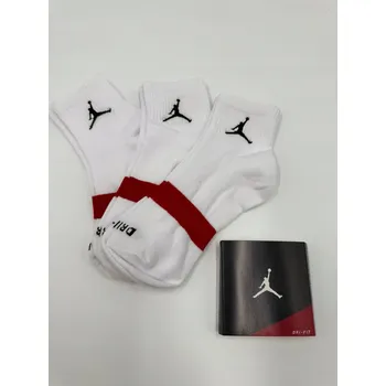 Pánské oblečení Ponožky JORDAN bílé, 3 páry, velikost L (10287)