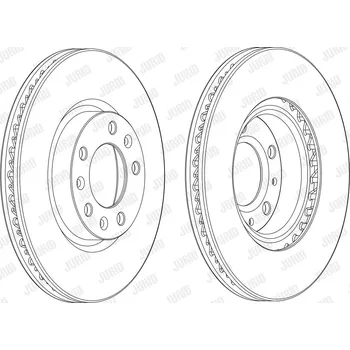 Brzdový systém Brzdový kotouč JURID 562992JC