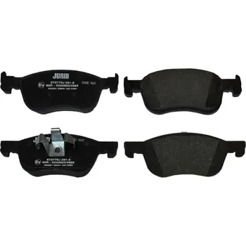 Brzdový systém Sada brzdových destiček, kotoučová brzda JURID 573779J