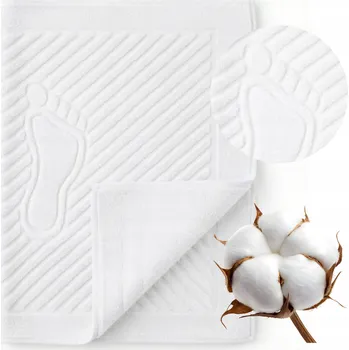 Koupelnová předložka KOUPELNOVÁ PŘEDLOŽKA STOPA 100% Bavlna 50x70cm 700GSM Domácnost Hotel SPA Ručník