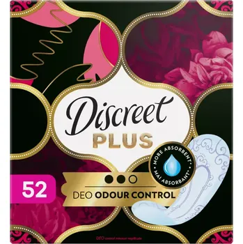 Menstruační vložka Discreet Slipové vložky DEO Plus Odour Control 52 ks 52 ks