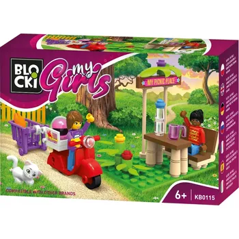 ostatní stavebnice MyGirls Stavebnice Letní piknik Blocki dílů