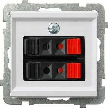 Elektrická zásuvka Anténní zásuvka nástěnná Ospel bílá