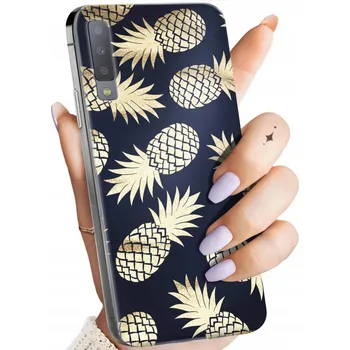 Pouzdro na mobilní telefon Hello Case Zadní Kryt Samsung Galaxy A7 2018 zlaté