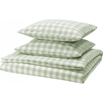Povlečení IKEA EKTANDVINGE Sada povlečení 200x200/50x60 cm kostkovaná Bavlna