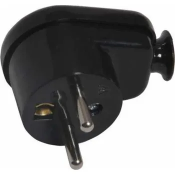 Elektrická zásuvka Opál Odnímatelná úhlová zástrčka WT-16 2P+Z 16A černá