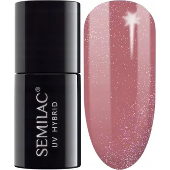 Přípravek na nehty Semilac Hybridní lak Shimmer Dust 321 Caramel