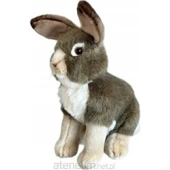 plyšák Plyšová Hračka Králík Hnědý Sedící Zajíček - 30 cm