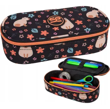 Penál Školní penál CoolPack pouzdro Kapybara pro dívky jednokomorový