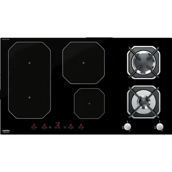 Varná deska Lofra HGN924IB indukční a plynová varná deska černé sklo šíře 90cm