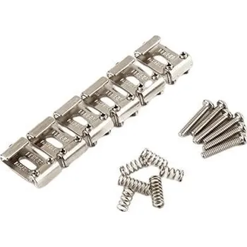 Fender Pure Vintage Strat Pat. Pend Saddle Kit Nickel Kobylka na kytaru (Jako nové)