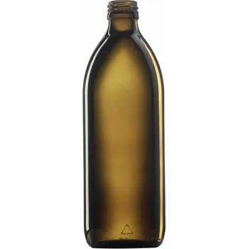 Lahev LÉKOVKA 500 ml hnědá - 28 mm | Zavarovacisklo.cz Počet kusů v balení: 1
