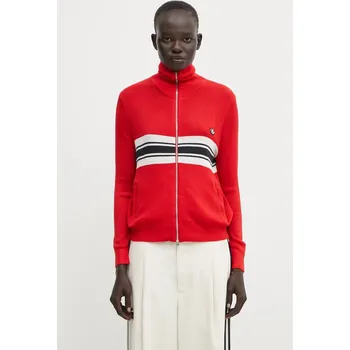 Dámský svetr Kardigan adidas Originals x Wales Bonner W Knit Tt, M, červená, 33X