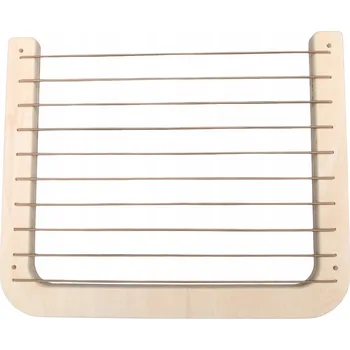 Úložný box Dřevěná nástěnná kapsa 33x29 cm – organizér do karavanu i kanceláře