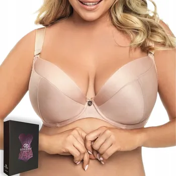 Podprsenka Gorsenia podprsenka s kosticemi, vyztužená, béžová, velikost 95C