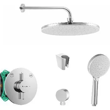 Sprchový set SANITINO - Sprchový set s baterií a tělesem pod omítku Hansgrohe, příslušenství kielle, chrom SANI21HKK005