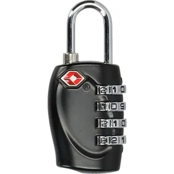 TSA číselný visací zámek 4-digit BLACK