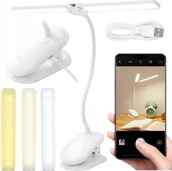 Lampička LAMPIČKA NA STŮL STOLNÍ NOČNÍ LED ŠKOLNÍ DOTYKOVÁ stmívatelná nastavitelná